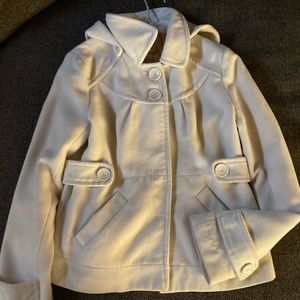 Nordstrom “Tulle” Brand Ivory Coat